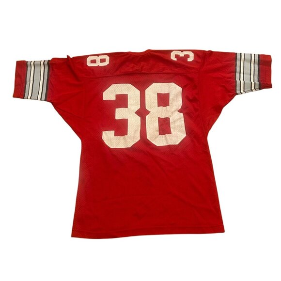 Rare 1970's Russell Athletic Ohio State Buckeyes #38 Football Jersey Size Medium - Picture 2 of 7